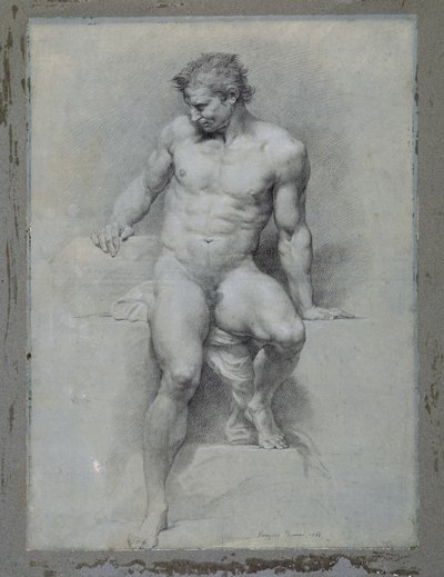 akademik çıplak by Pompeo Girolamo Batoni