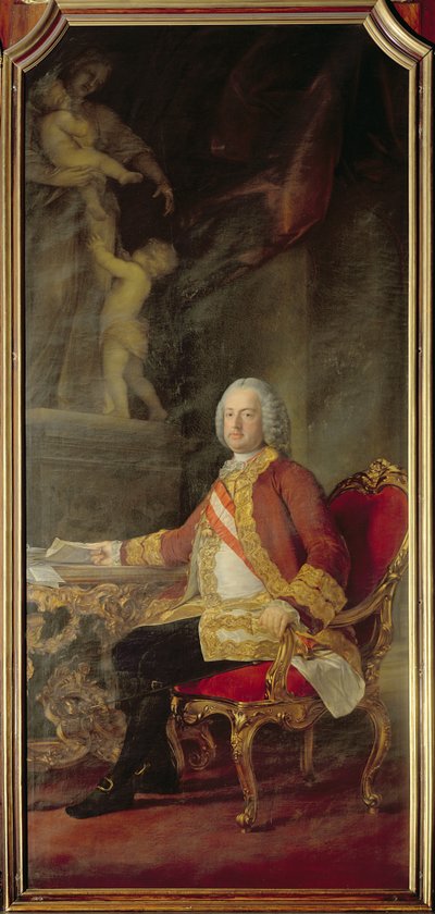 Francis I Kutsal Roma İmparatoru (1708-65) İmparatoriçe Maria Theresa Avusturya
