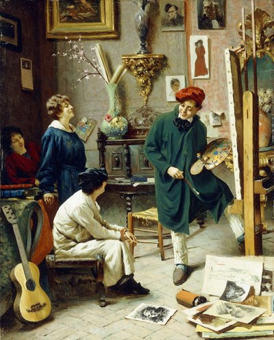 Sanatçının Stüdyosu, by Pompeo Massani
