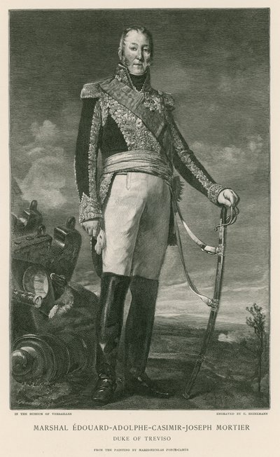 Marshal Edouard-Adolphe-Casimir-Joseph Mortier  by Ponce-Camus. Marie Nicholas