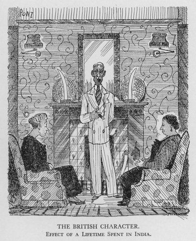 The British character; effect of a lifetime spent in India (litho) by Pont
