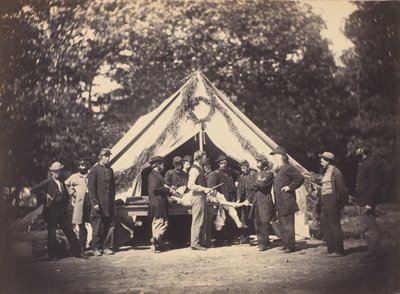 Operasyon Çadırı, Camp Letterman, Gettysburg, Pensilvanya, 1863. by Possibly by Weaver Brothers.
