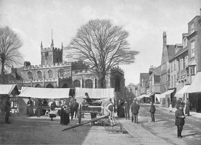 Pazar Yeri, Huntingdon, c1896 by Poulton and Co
