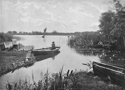 Wroxham Geniş, Norfolk, c1896 by Poulton and Co