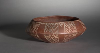 Kaplumbağa ve Güneşli Beyaz Çapraz Çizgili Kase, MÖ 4000-3400 dolayları by Predynastic Period Egyptian
