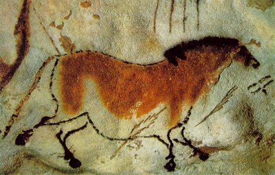 ಒಂದು ಕುದುರೆ, c.15,000-10,000BC (ಕಲ್ಲಿನ ಮೇಲೆ ವರ್ಣದ್ರವ್ಯಗಳು) ಟರ್ಕಿ by Prehistoric