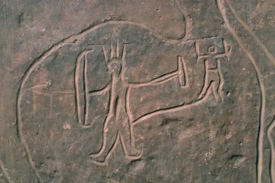 İnsan figürü (kaya resmi) by Prehistoric