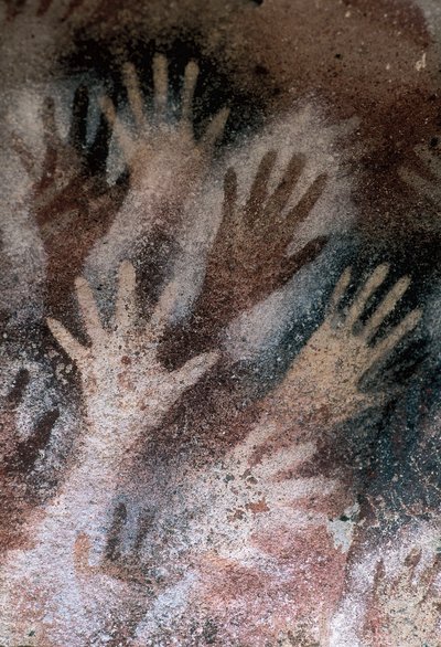 Eller Mağarası, Santa Cruz, Arjantin, Neolitik dönem (fresk) by Prehistoric Prehistoric