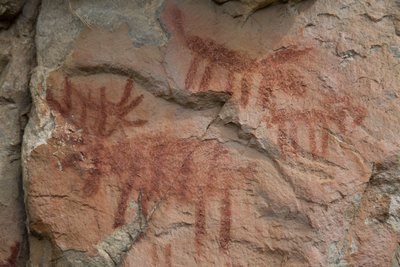 Mağara resmi, Somon-Challis Ulusal Ormanı (fotoğraf) by Prehistoric Prehistoric