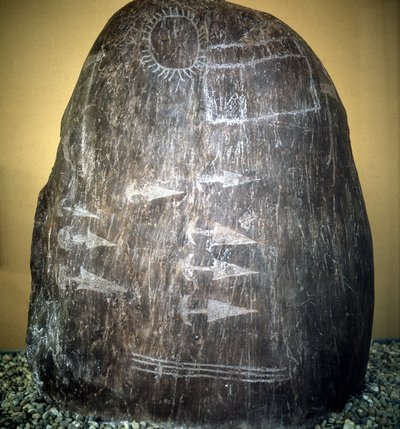 Camunni uygarlığı. Bagnolo stel tipi 1 a by Prehistoric Prehistoric
