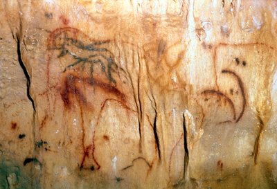 Prehistorya: yaralı bir adam (Taş boyama) by Prehistoric Prehistoric