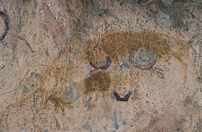 Vahşi hayvanlar (mağara resmi) by Prehistoric Prehistoric