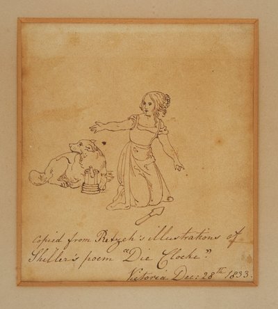 Prenses Victoria tarafından eskiz by Princess Royal (1840 1901) Victoria