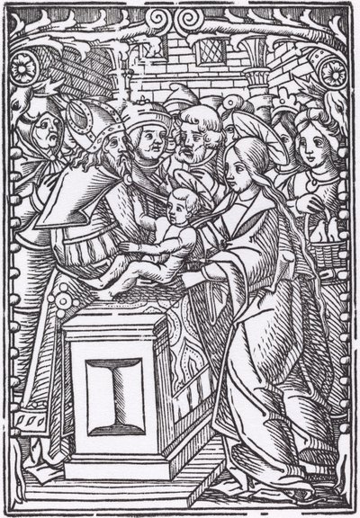 Tapınakta Sunum by Probably French 16th Century