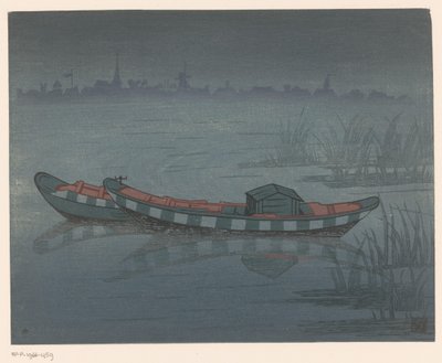 İki kürekli tekne by Prosper Alphonse Isaac