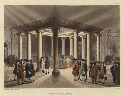Kömür Borsası by Pugin and Rowlandson