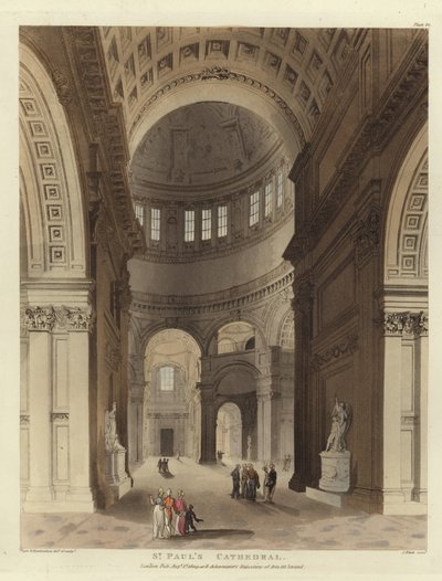 St Paul Katedrali by Pugin and Rowlandson