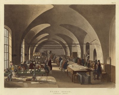 damga ofisi by Pugin and Rowlandson