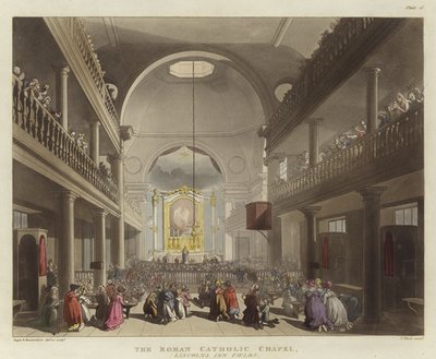 Roma Katolik Şapeli by Pugin and Rowlandson
