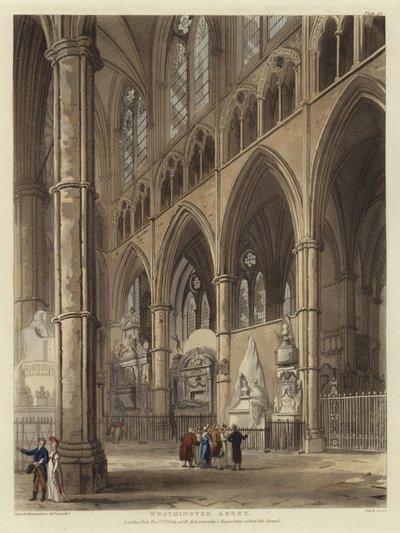 Westminster Manastırı by Pugin and Rowlandson