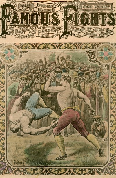 Tom Spring ve Bill Neat arasındaki kavga, 1823, 19. yüzyılın sonları veya 20. yüzyılın başlarında. by Pugnis