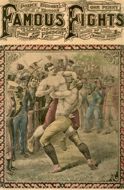 Bendigo ve Ben Caunt arasındaki ikinci kavga, 1838 19. yüzyılın sonları veya 20. yüzyılın başlarında. by Pugnis