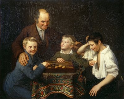 Taslaklar Oyunu, 1824 by Pyotr Ivanovich Pnin