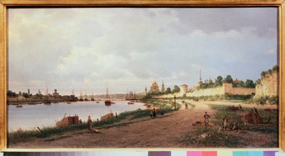 Pskov (Rusya) (Pskov) - Tablo Pyotr Petrovich Vereshchagin (Pyotr Vereshchagin) (1836-1886), tuval üzerine yağlı boya by Pjotr ​​​​Petrowitsch Wereschtschagin