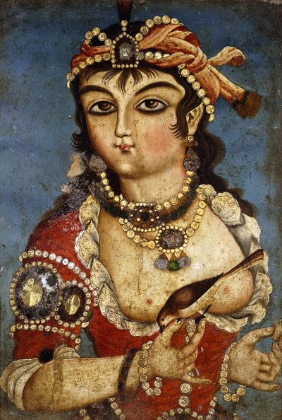 Bir Fahişe, c. 1830 by Qajar School