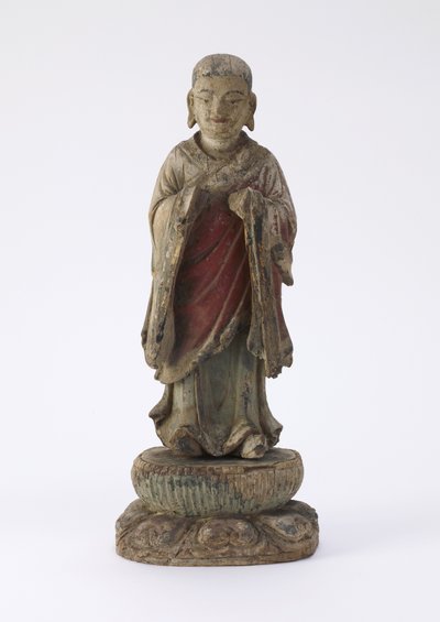 Keşiş A-nan (Ananda) figürü by Qing Dynasty Chinese School