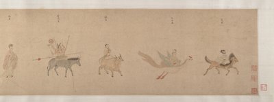 Gezegenlerin ve Takımyıldızların Tanrıları, 16. yüzyıl. by Qiu Ying