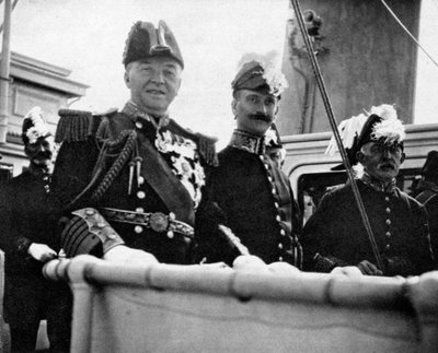 Amirallik Lordları, 1907 1908 Donanma İncelemesinde. by Queen Alexandra