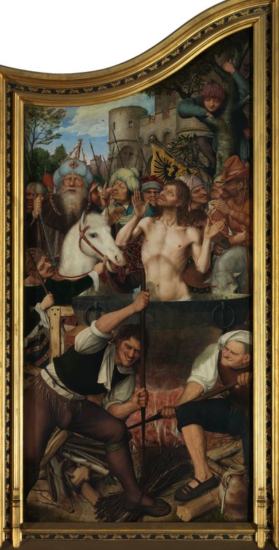 Marangozlar Loncası Altarpiece (panel üzerine yağlıboya) by Quentin Massys or Matsys