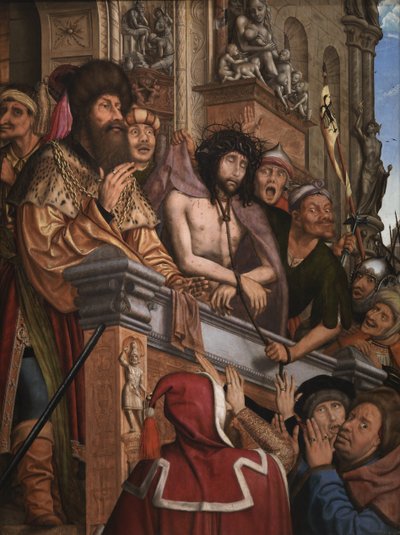 İnsanlara Sunulan Mesih by Quentin Massys or Metsys