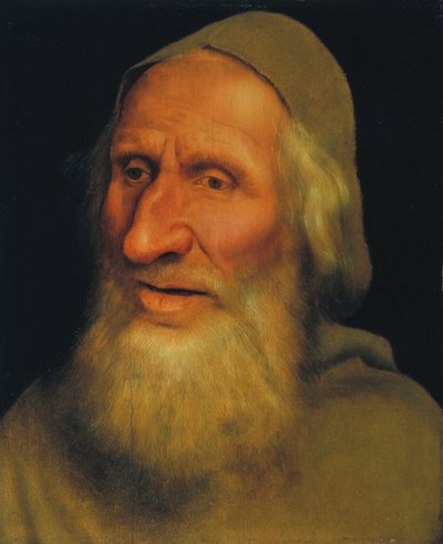 Yaşlı Bir Adamın Başı by Quentin Massys or Metsys