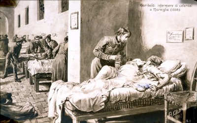 İtalyan vatansever Giuseppe Garibaldi (1807-1882) Pan-Borel (Pane Borel) adı altında 1836