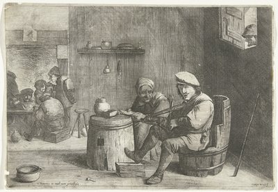 Bir barda kemancı by Quirin Boel