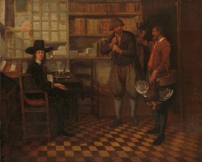 Kiracı Çiftçinin Kirası by Quiringh Gerritsz. van Brekelenkam