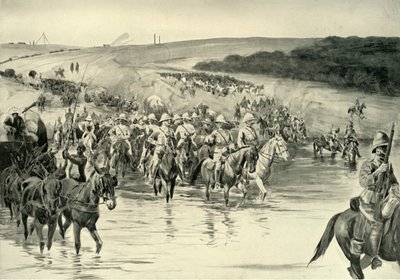 "Lord Roberts ve Ordusu Duvar Nehrini Geçerken", 1901. by RM Paxton