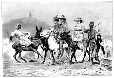 Bir Turist Grubu, Mısır, 1881 by R. Brandamour