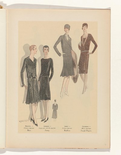 Sanat - Tat - Güzellik, Feminen zarafet broşürleri, Kasım 1928, No. 99, 9. Yıl, s. 19 by R. Drivon