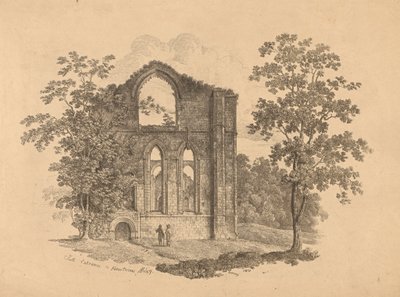 Fountains Abbey Güney Girişi by R. Dunning