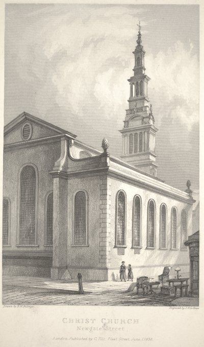 İsa Kilisesi, Newgate Caddesi by R. W. Billings