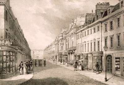 Milsom Caddesi, c1883. by R. Woodroffe