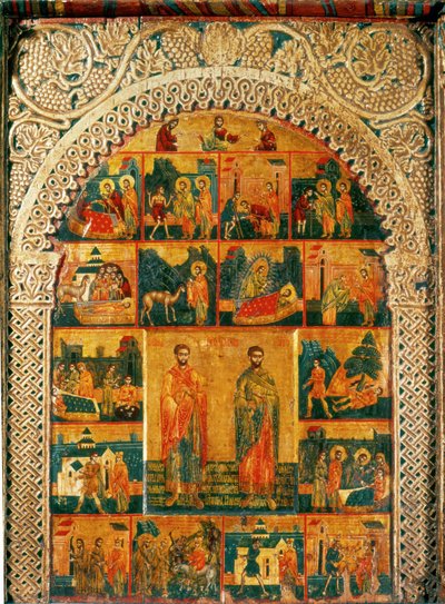 Aziz Cosmas ve Damian, Radoul Ustası tarafından ... by Radoul Master