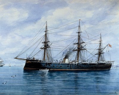 fırkateyn Numancia by Rafael Monleon y Torres
