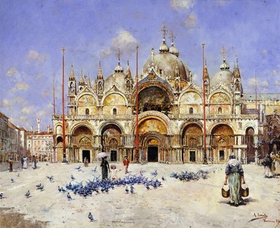 San Marco, Venedik, 1883 by Rafael Senet