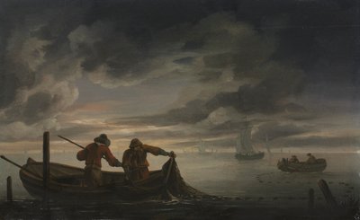 Balıkçı ile Haliç Manzarası, 1600