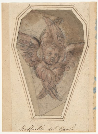 Nakış için Seraph Karikatürü, 1466-1524. by Raffaellino del Garbo
