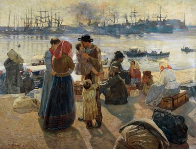 göçmenler by Raffaello Gambogi